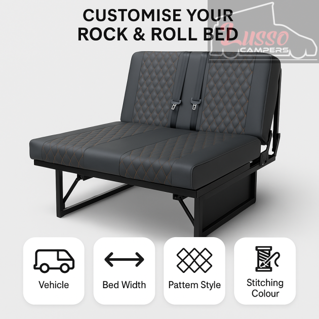 Rock and Roll Campervan Bed Custom Builder