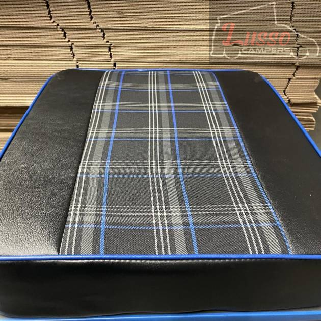 Potti Cushion for Thetford Porta Potti Box (47cm x 50cm) GTI Tartan Blue