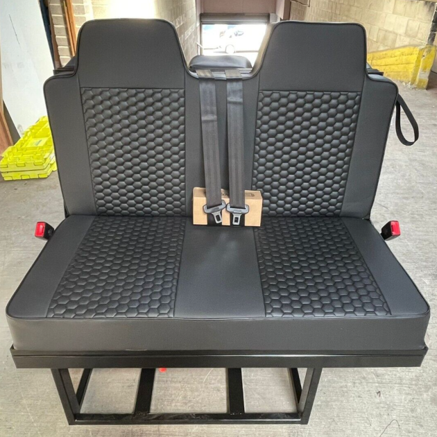 3/4 4PC Rock & Roll Bed VW T4 T5 T6 Transit Vivaro Trafic Campervan (Honeycomb)