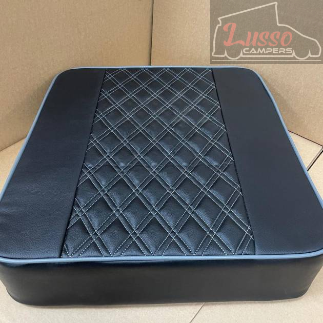 Potti Cushion for Thetford Porta Potti Box (47cm x 50cm) Double Diamond Grey