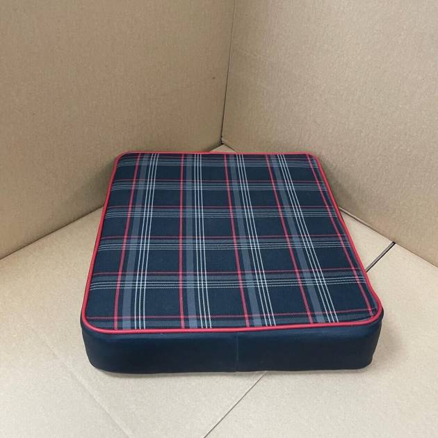 Potti Cushion for Thetford Porta Potti Box (47cm x 50cm) GTI Tartan Red